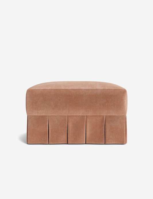 Portola Pleated Ottoman