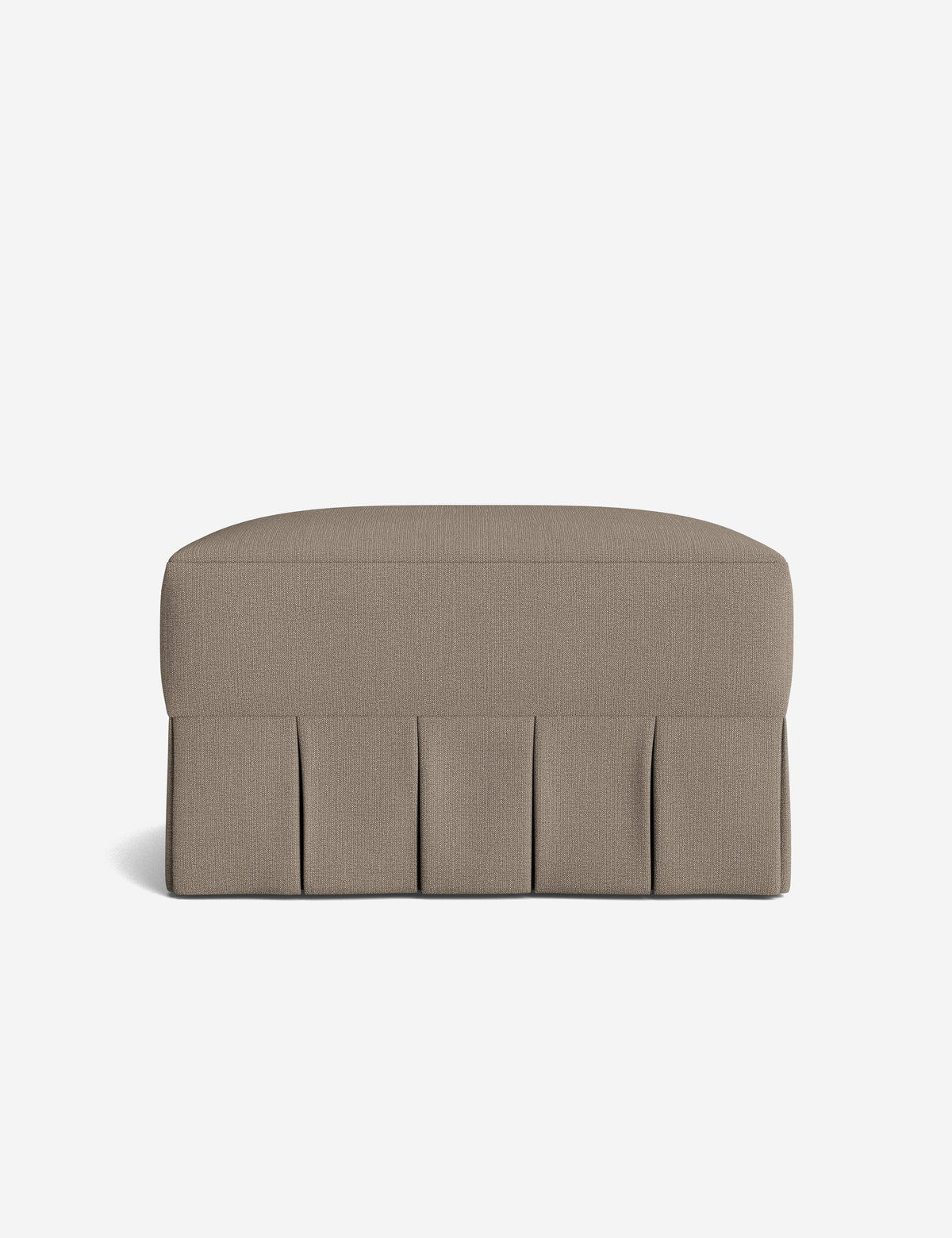 Portola Pleated Ottoman