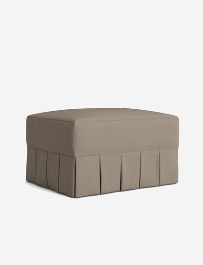 Portola Pleated Ottoman