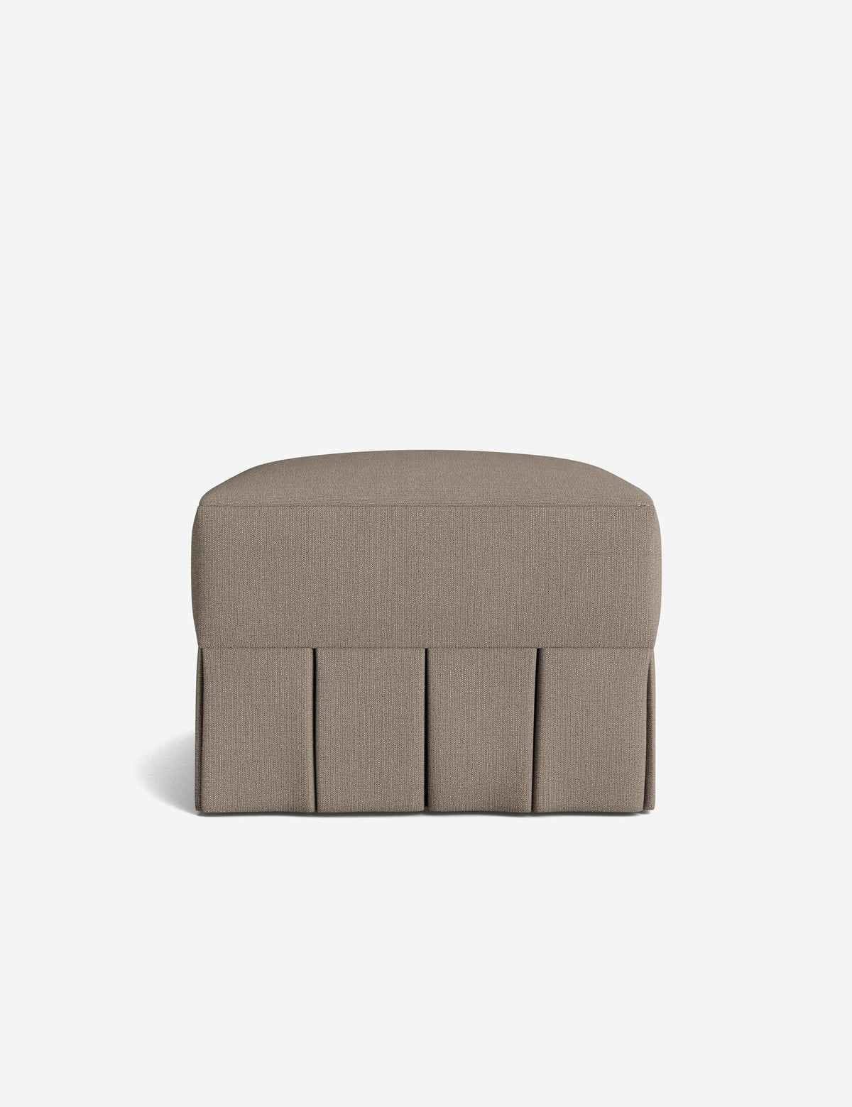 Portola Pleated Ottoman