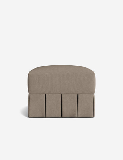 Portola Pleated Ottoman