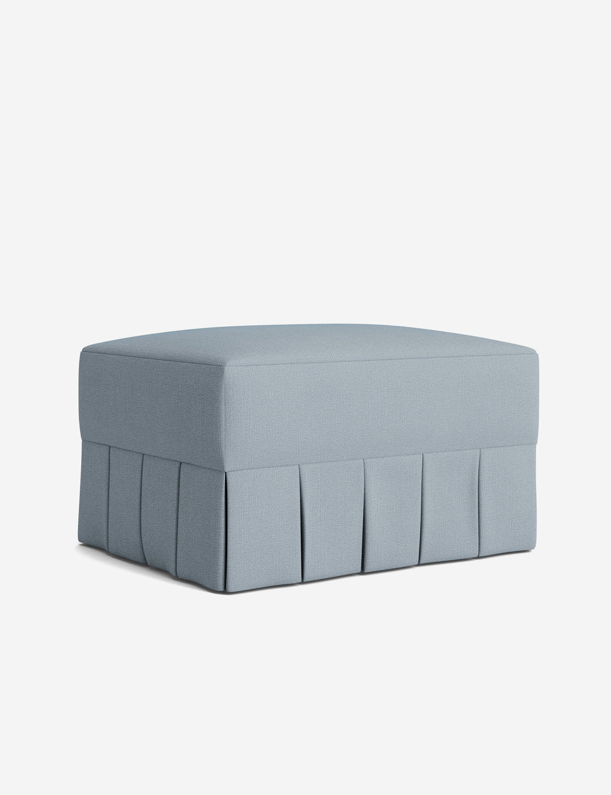 Portola Pleated Ottoman