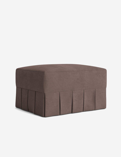 Portola Pleated Ottoman