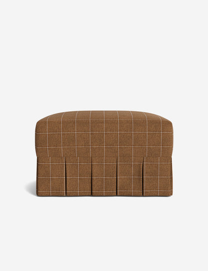 Portola Pleated Ottoman