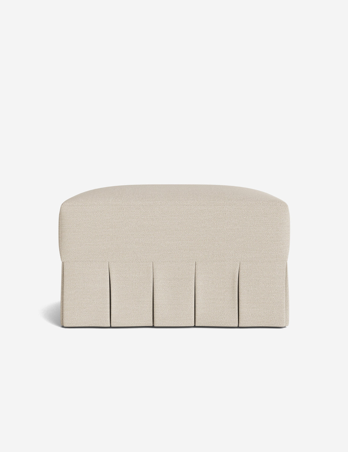Portola Pleated Ottoman