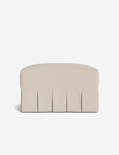 Portola Pleated Ottoman