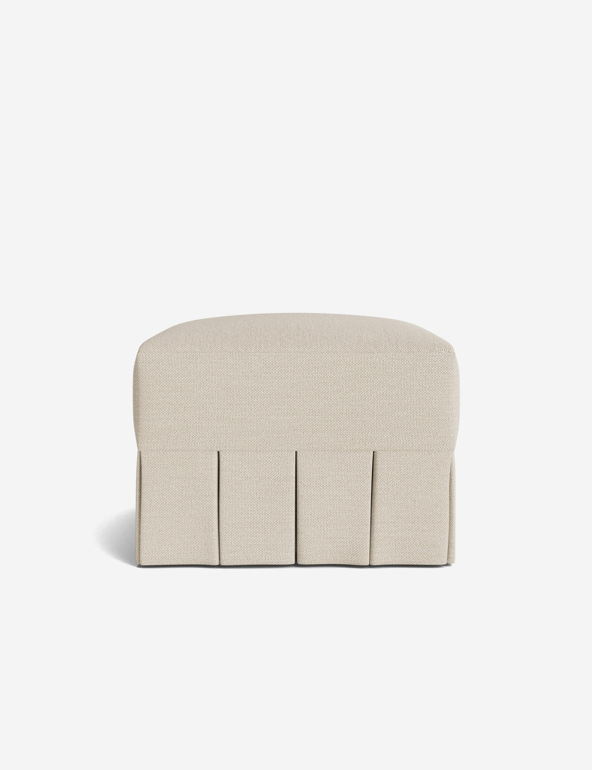 Portola Pleated Ottoman