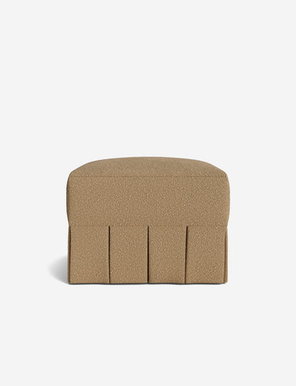Portola Pleated Ottoman