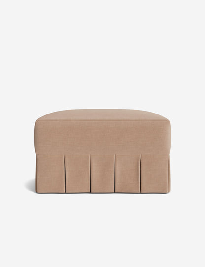 Portola Pleated Ottoman