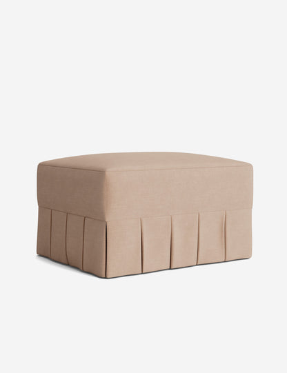 Portola Pleated Ottoman