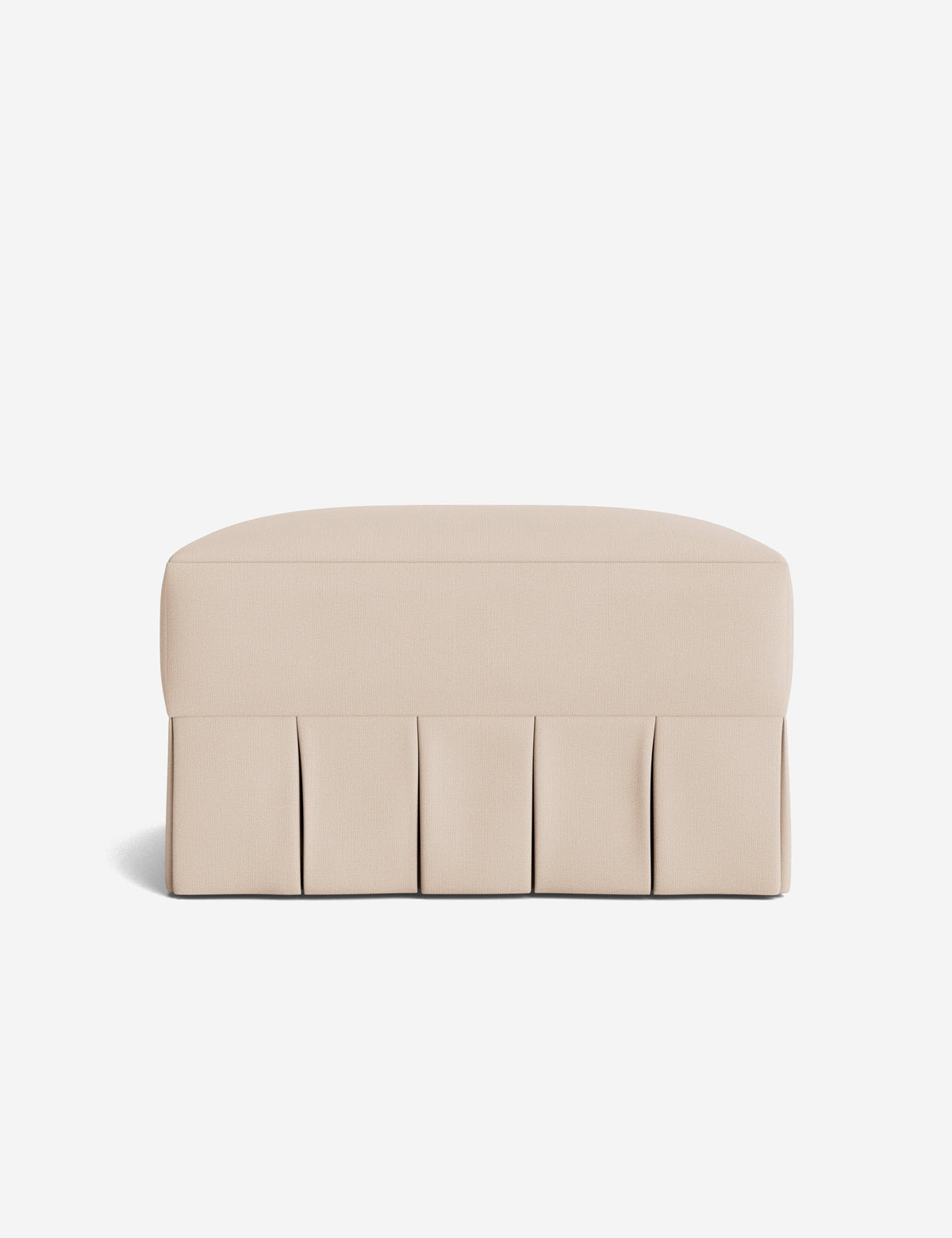 Portola Pleated Ottoman