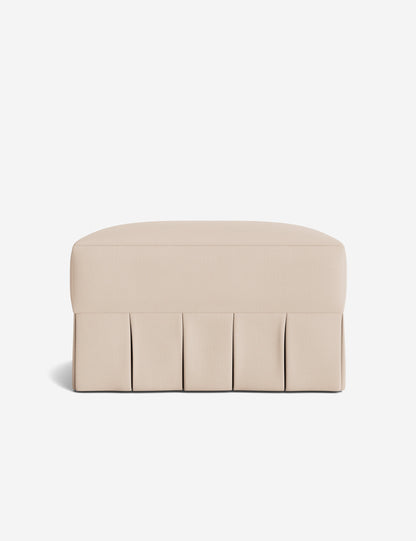 Portola Pleated Ottoman