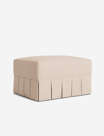 Portola Pleated Ottoman