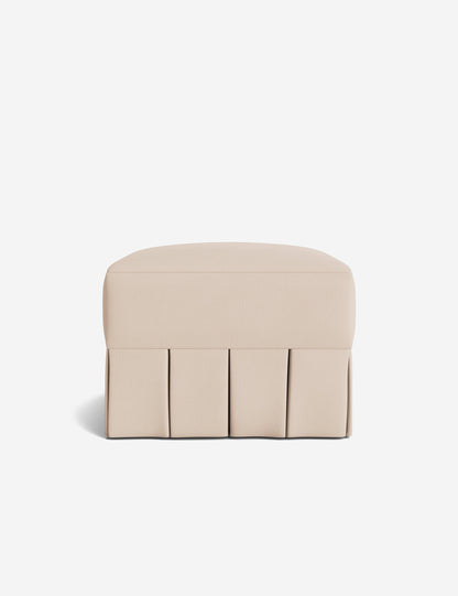 Portola Pleated Ottoman
