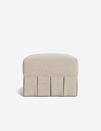 Portola Pleated Ottoman