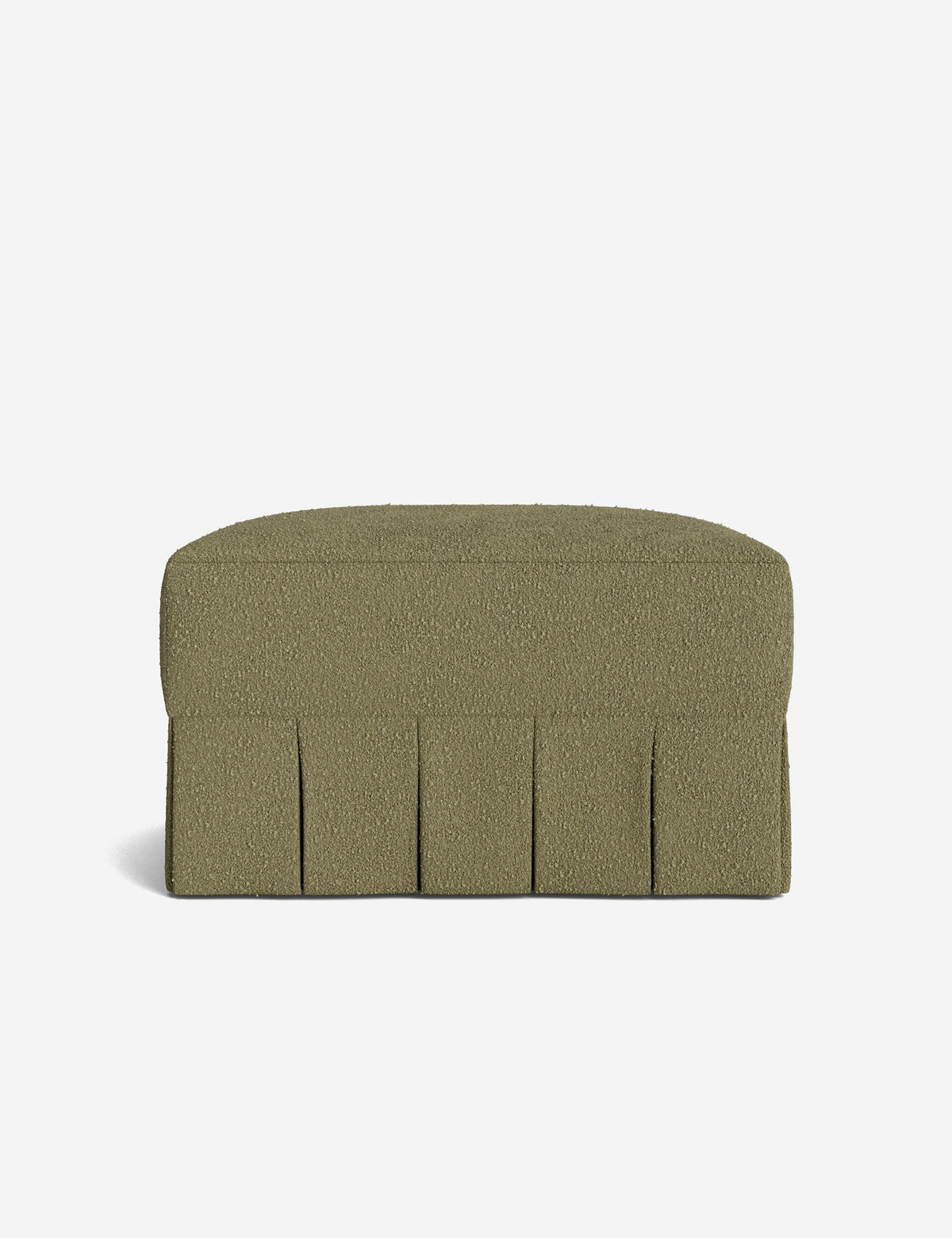Portola Pleated Ottoman
