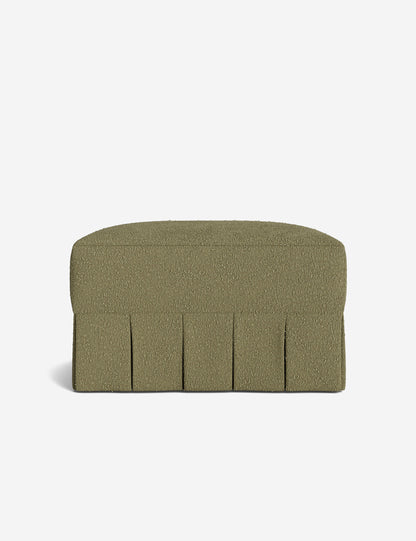 Portola Pleated Ottoman