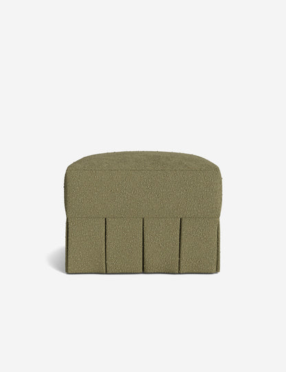 Portola Pleated Ottoman