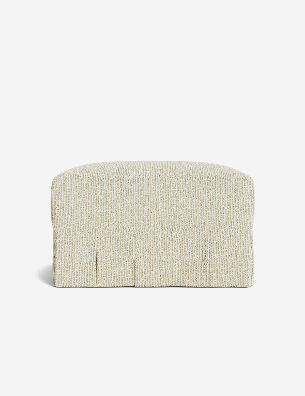 Portola Pleated Ottoman