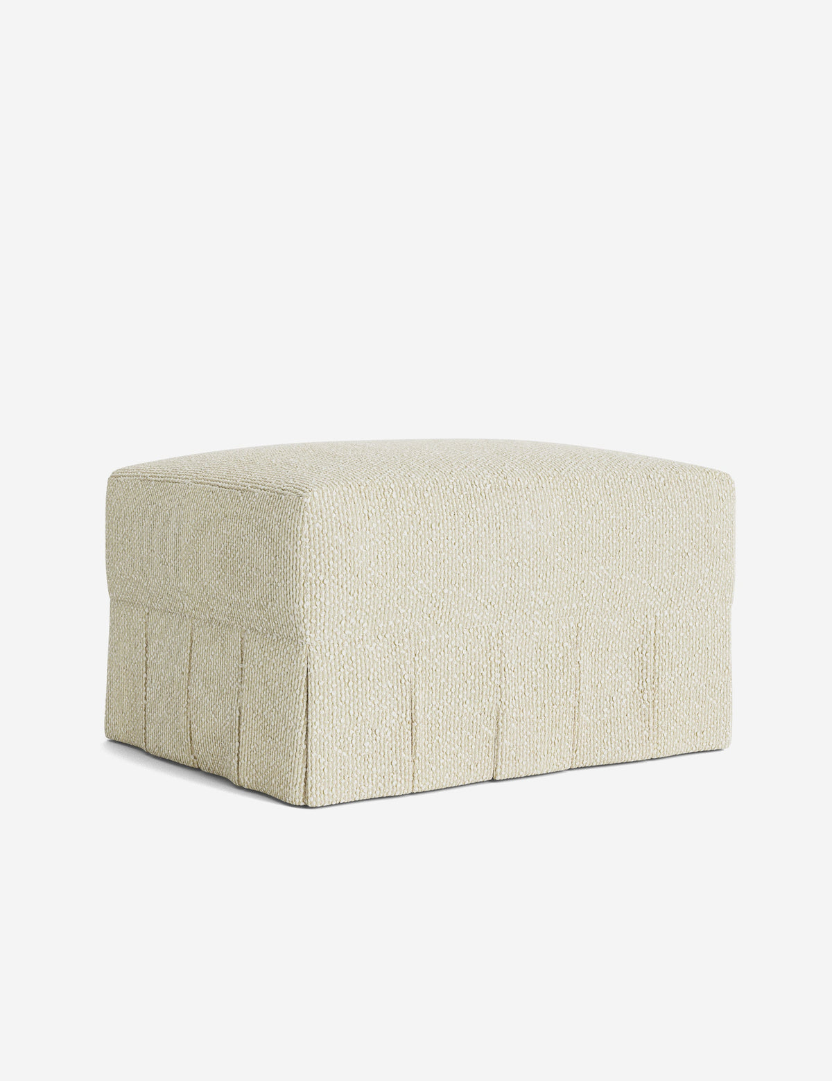 Portola Pleated Ottoman