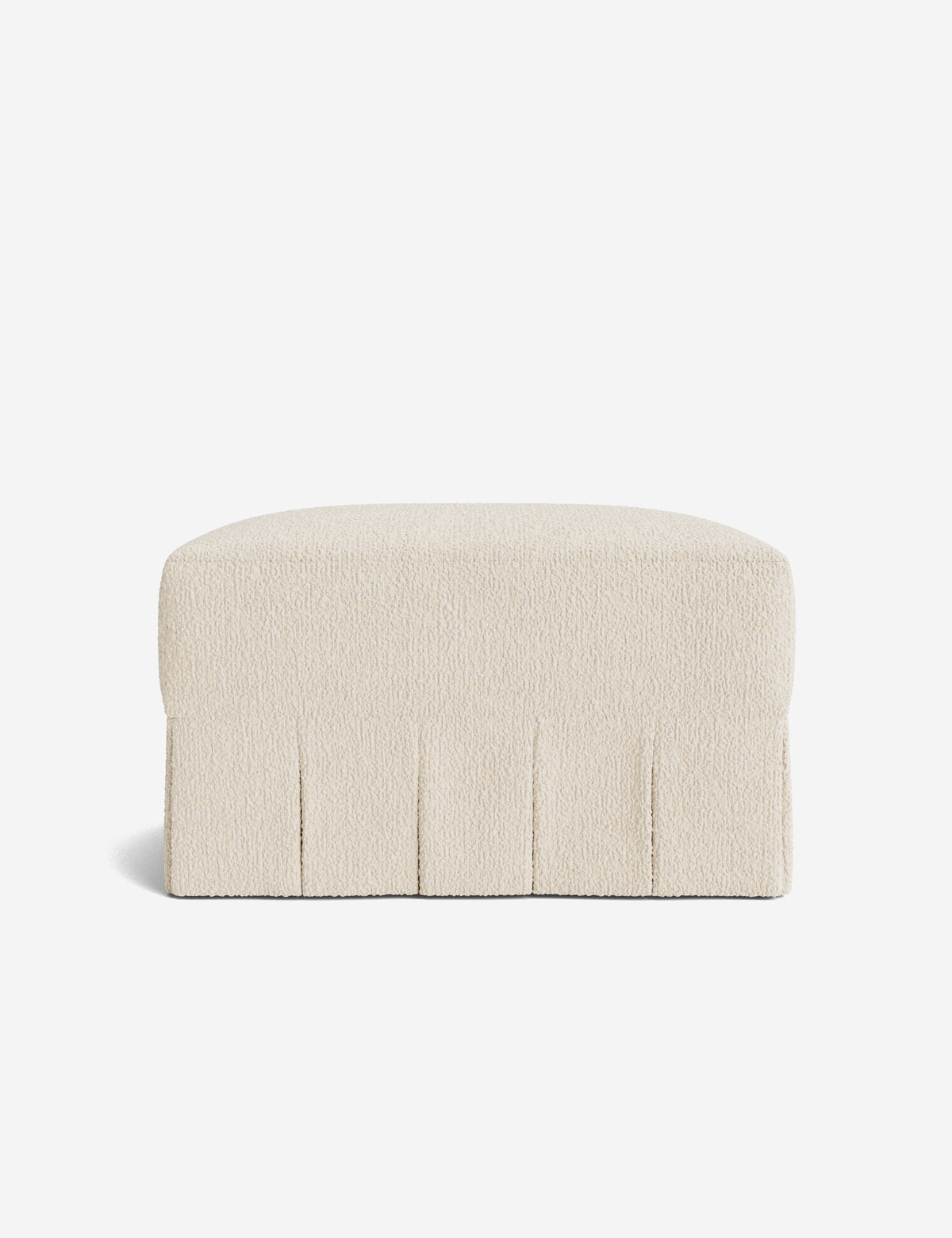 Portola Pleated Ottoman