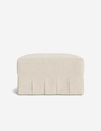 Portola Pleated Ottoman