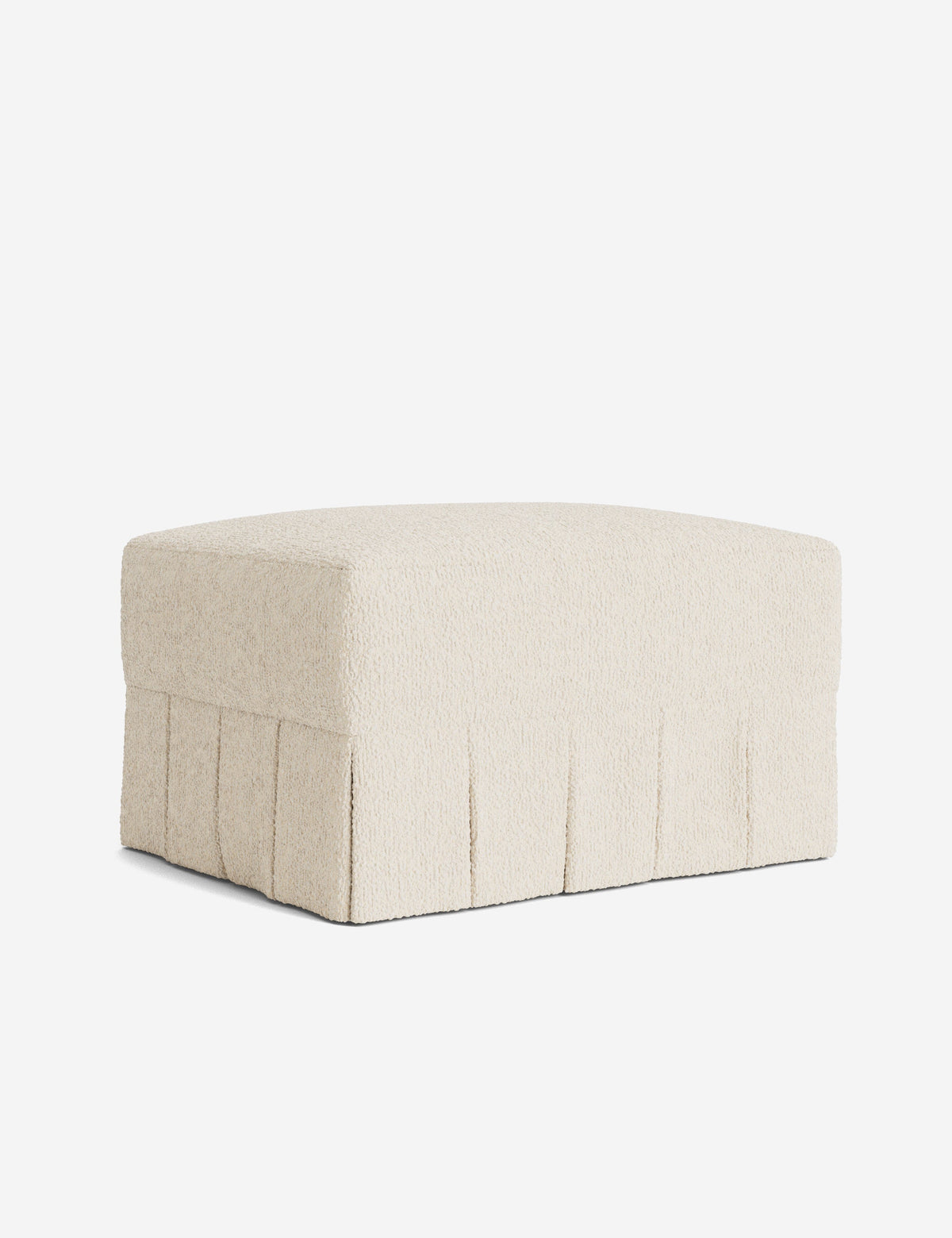 Portola Pleated Ottoman