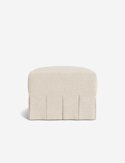 Portola Pleated Ottoman