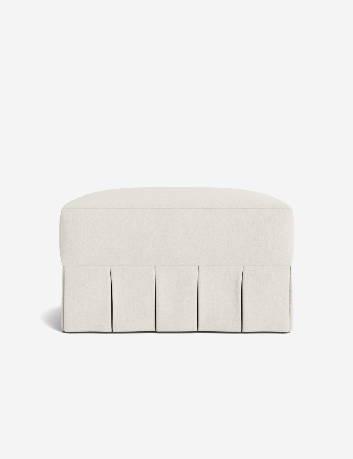 Portola Pleated Ottoman