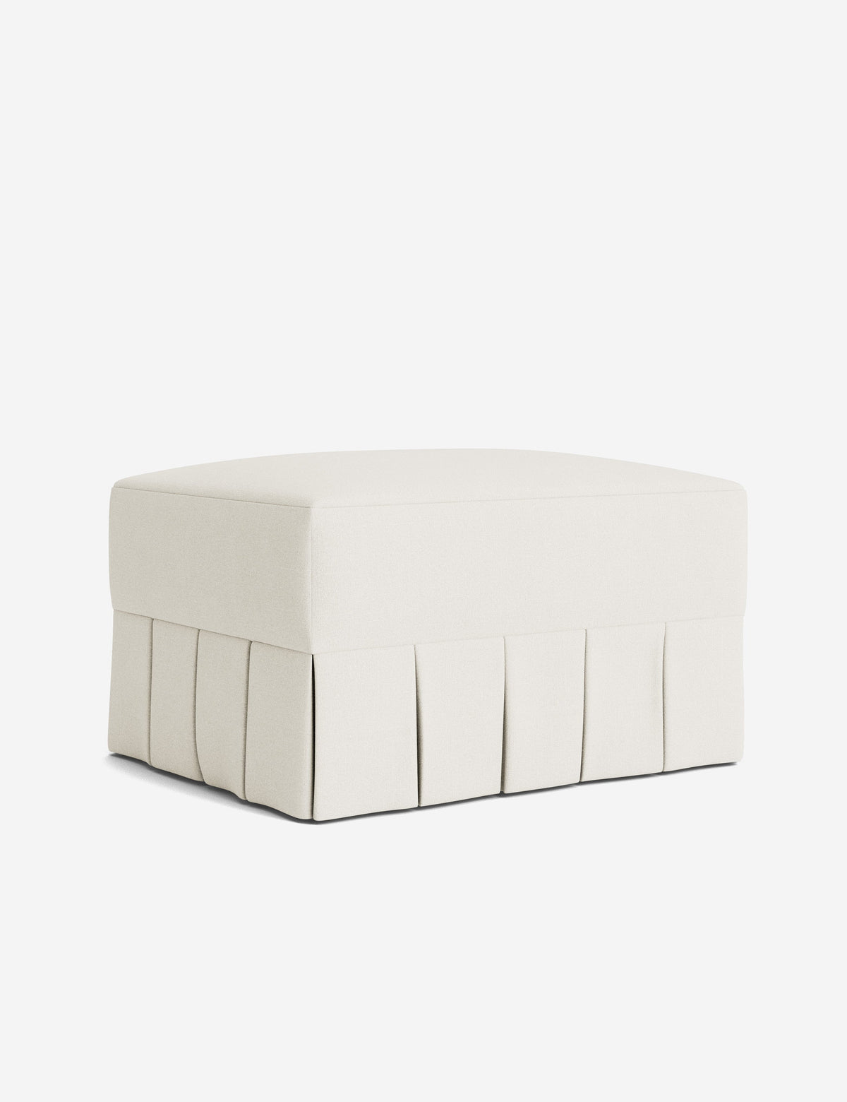 Portola Pleated Ottoman