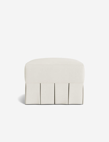 Portola Pleated Ottoman