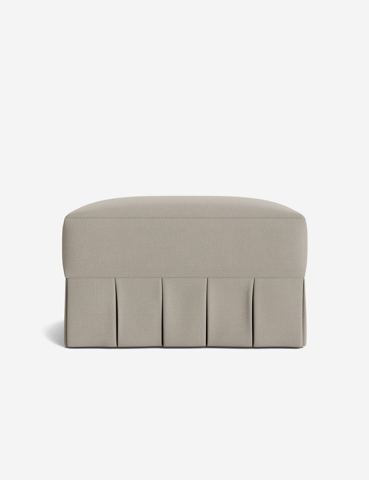Portola Pleated Ottoman