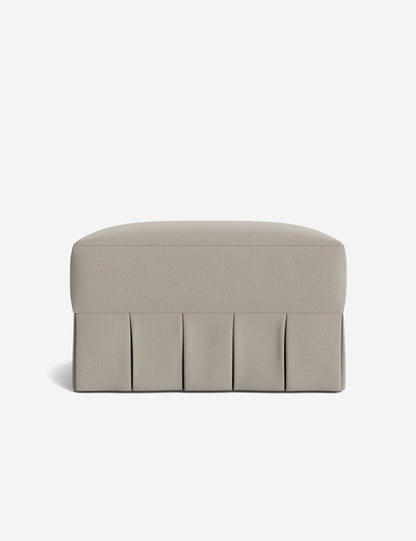 Portola Pleated Ottoman