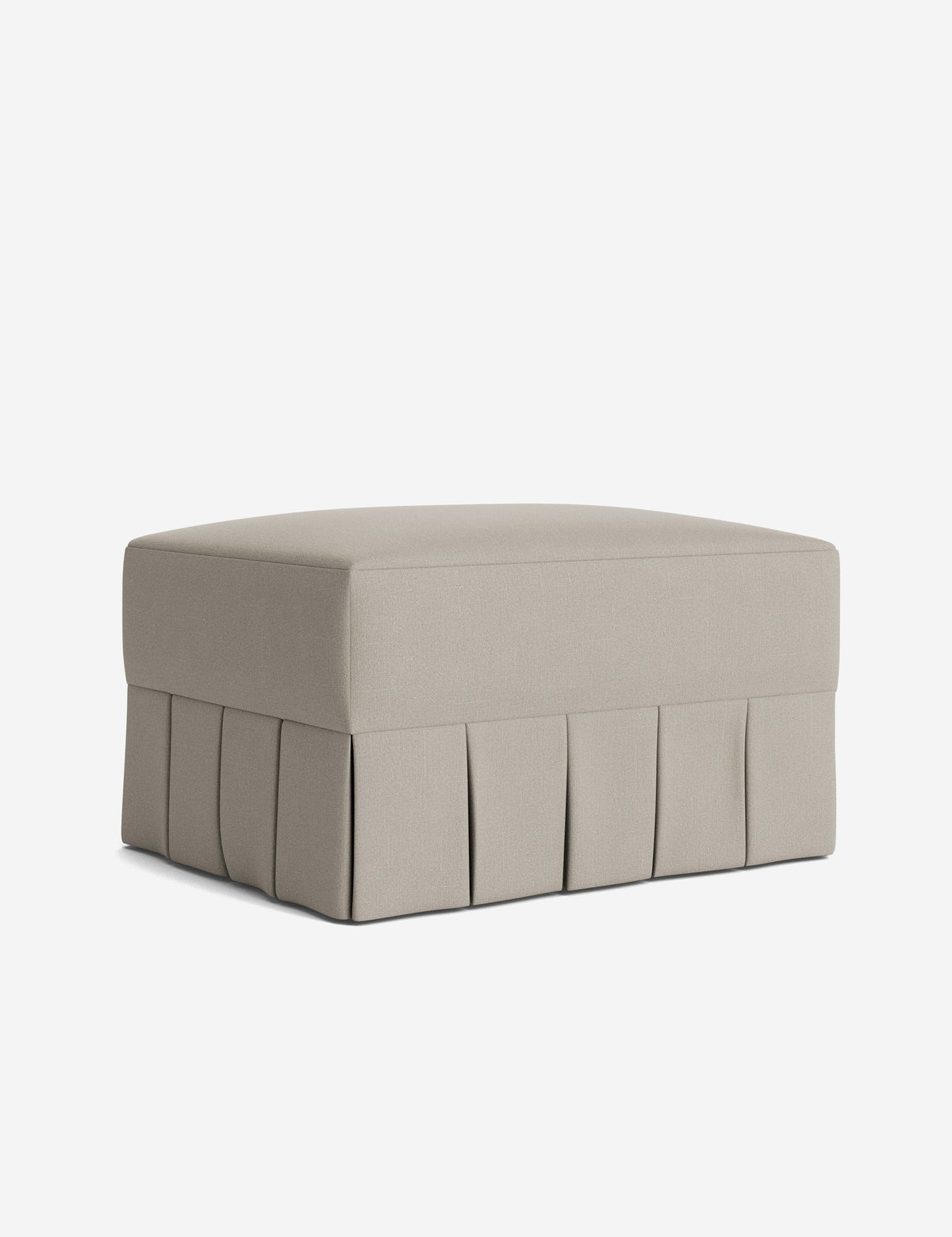 Portola Pleated Ottoman