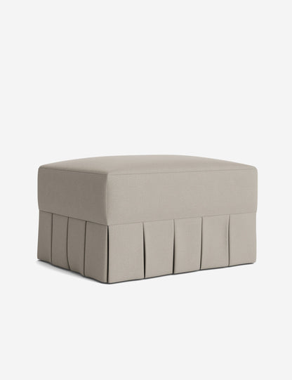 Portola Pleated Ottoman