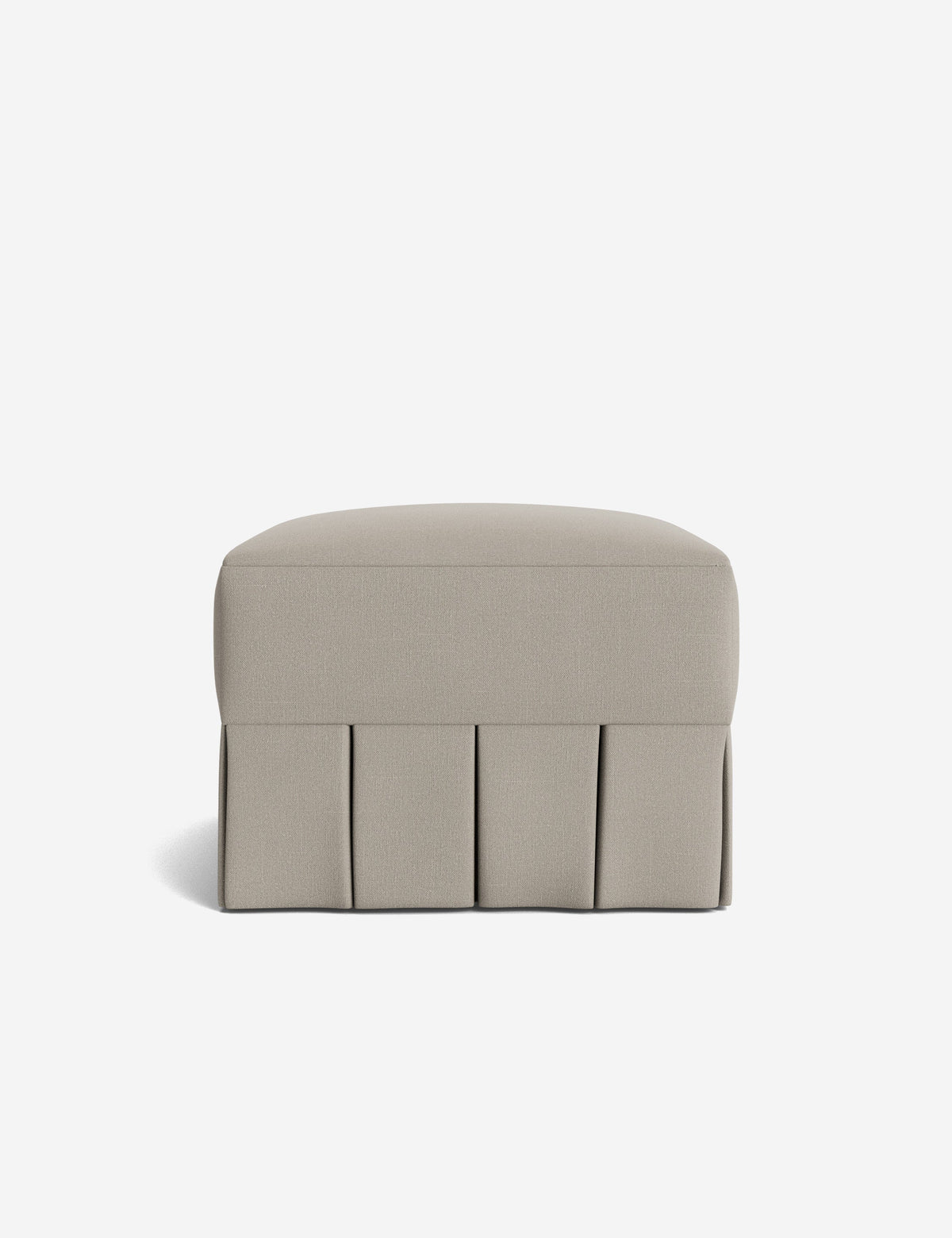 Portola Pleated Ottoman