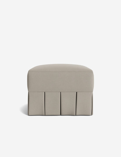 Portola Pleated Ottoman