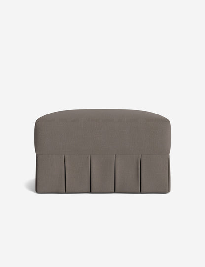 Portola Pleated Ottoman