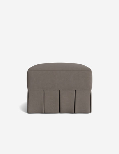 Portola Pleated Ottoman