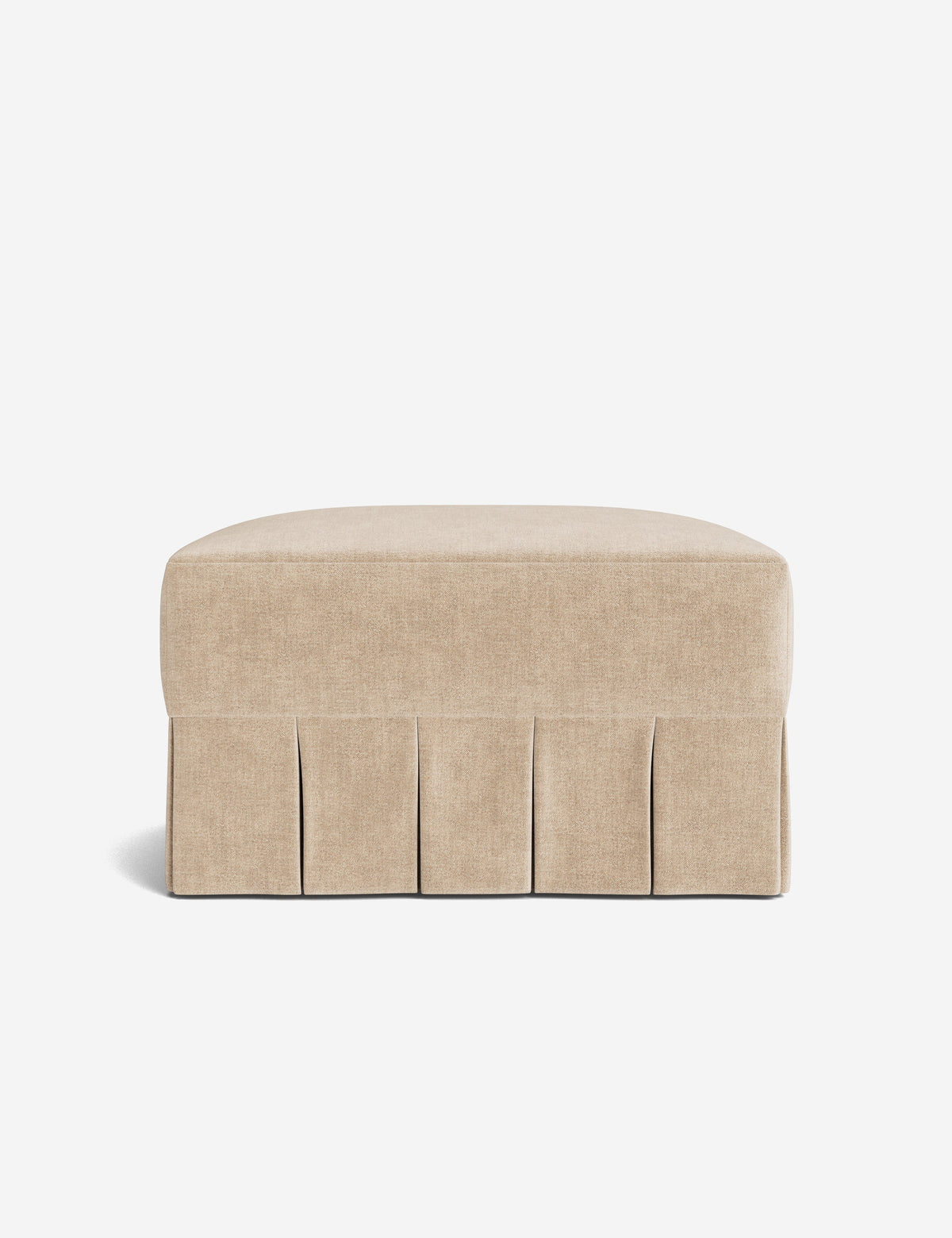 Portola Pleated Ottoman