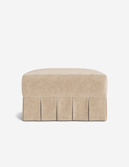 Portola Pleated Ottoman