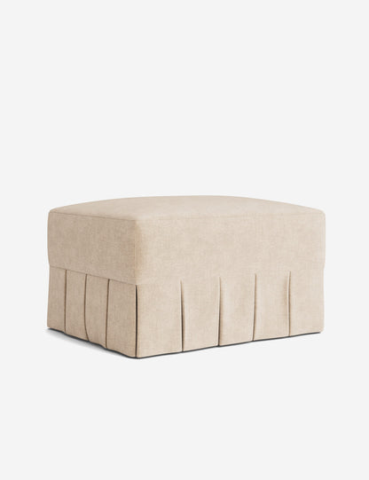 Portola Pleated Ottoman