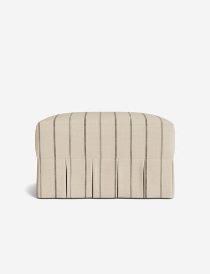 Portola Pleated Ottoman
