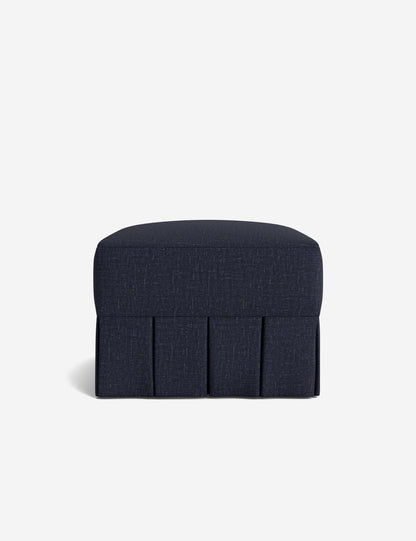 Portola Pleated Ottoman