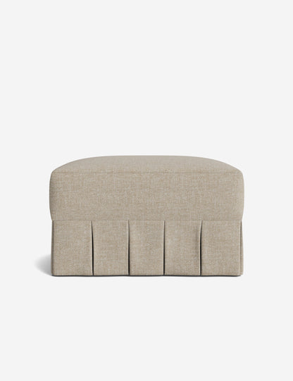 Portola Pleated Ottoman