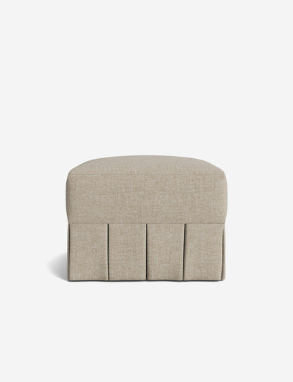 Portola Pleated Ottoman