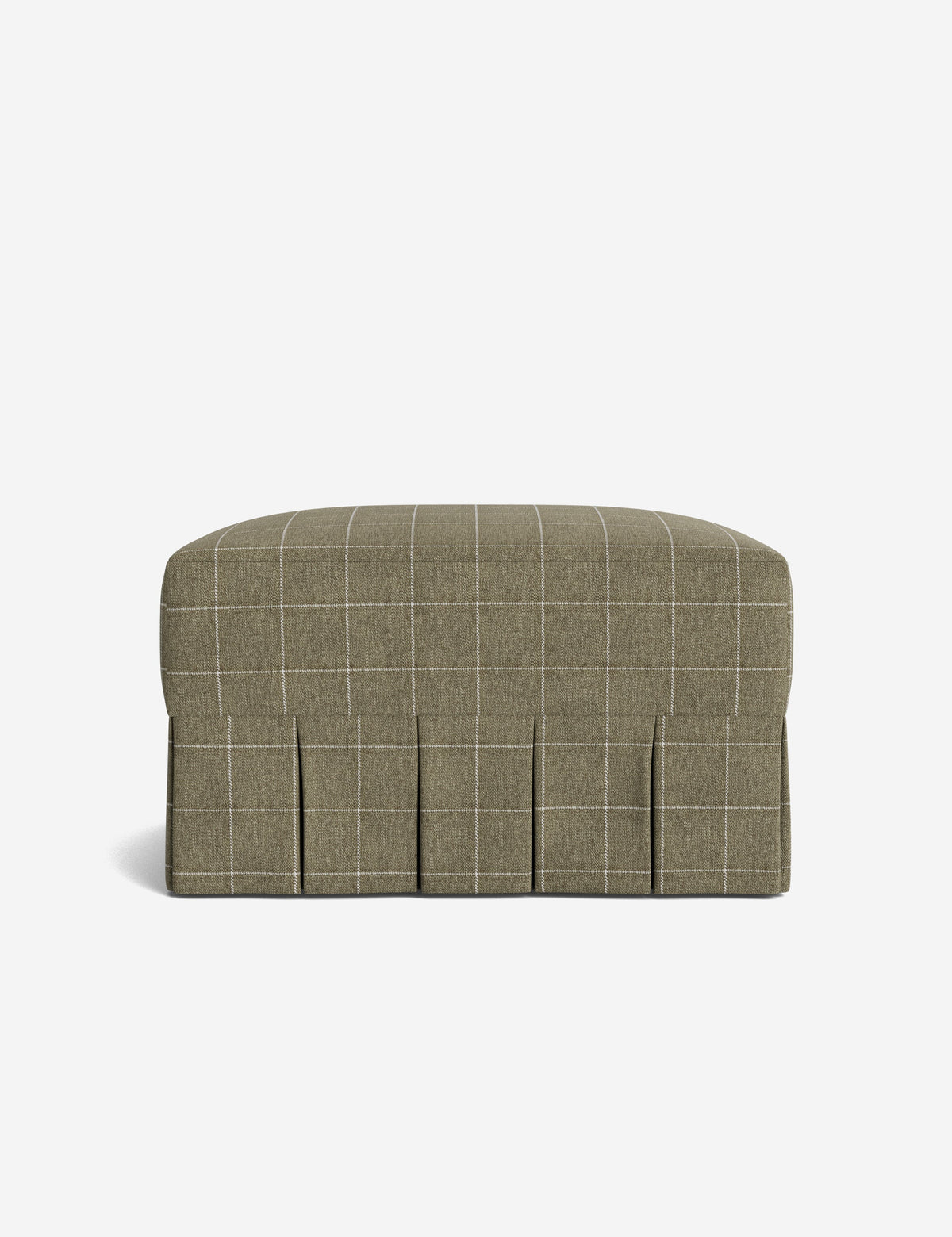 Portola Pleated Ottoman