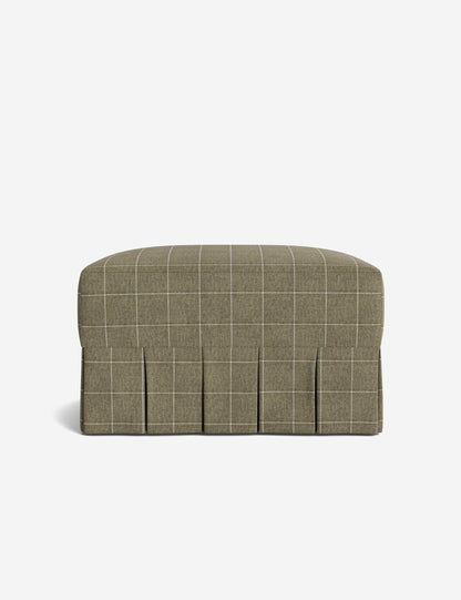 Portola Pleated Ottoman