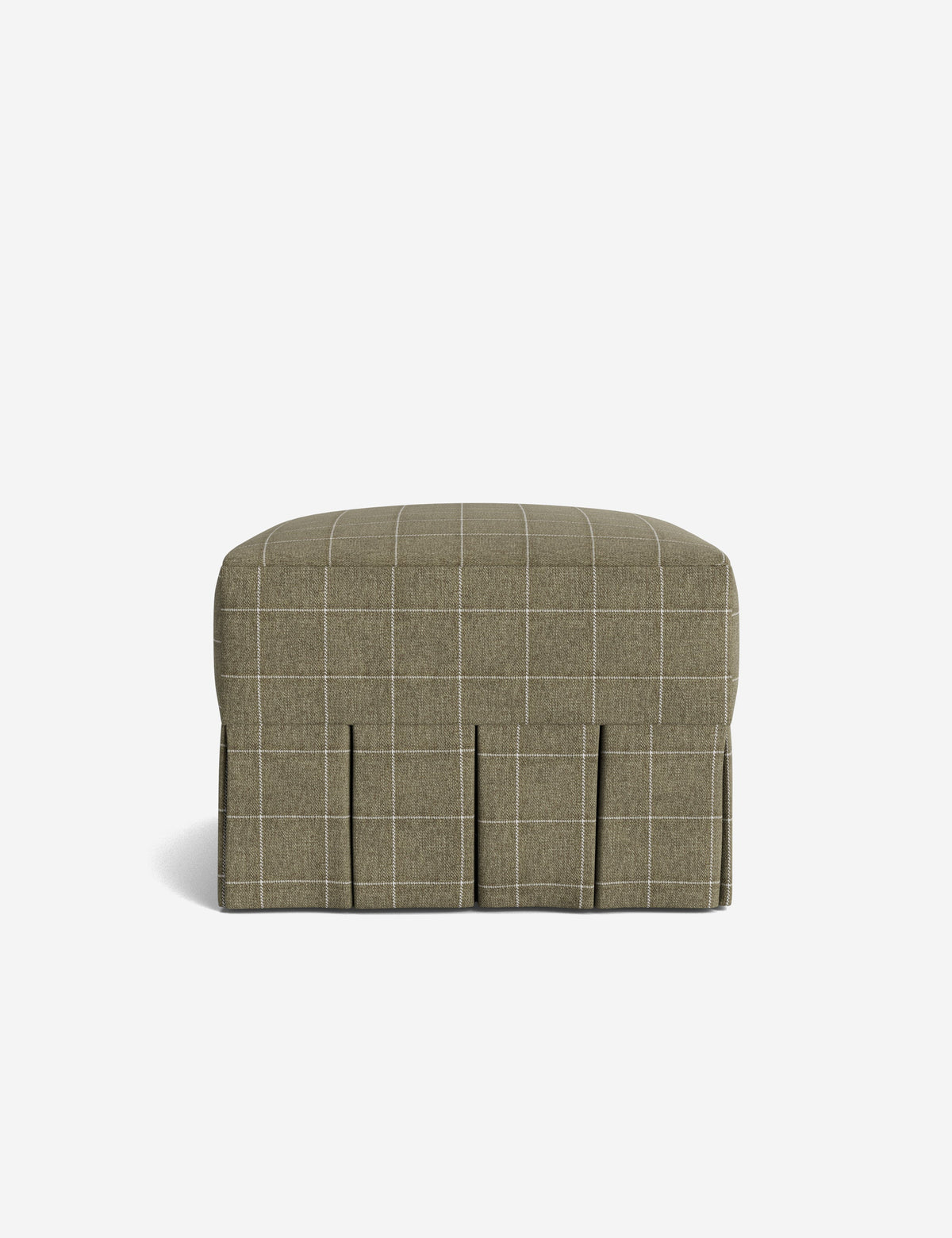 Portola Pleated Ottoman
