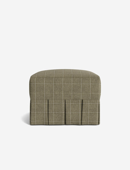 Portola Pleated Ottoman